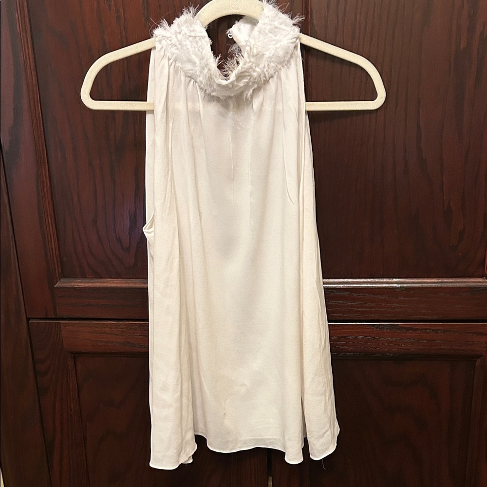 Elegant White Sleeveless Top